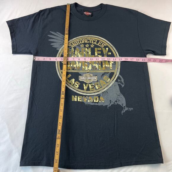 Harley Davidson Las Vegas Nevada men’s t-shirt size Medium Black & Camo 2023 - Picture 6 of 6